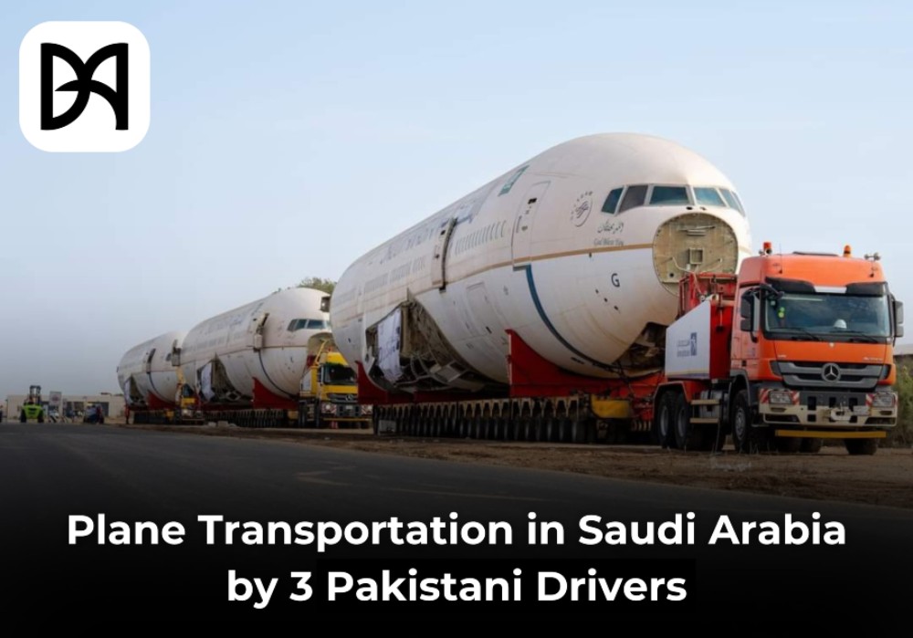 Plane Transportation in Saudi Arabia by 3 Pakistani Drivers